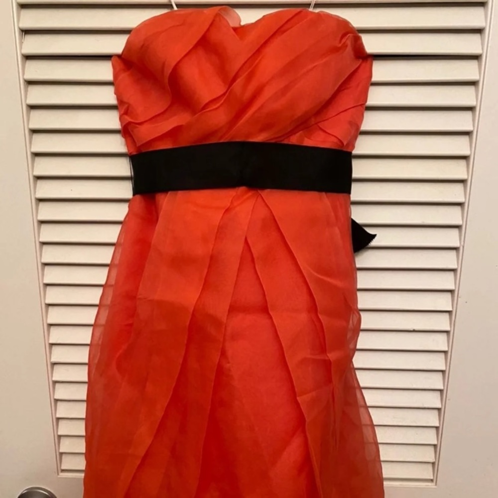 Vera Wang strapless dress
